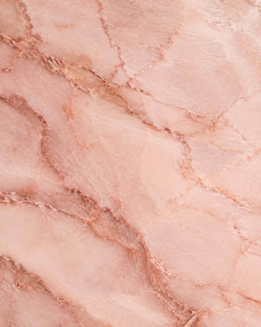Blush-pink marble with copper veining